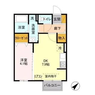 アゼリア【2階】の間取り