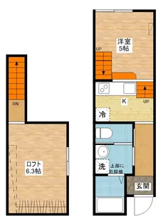 シジエム【2階】の間取り