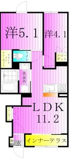 メゾン・ソラリス【1階】の間取り