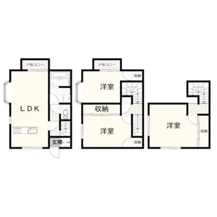 スパイラルヒル【2階】の間取り