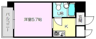 ベルメゾンステラ【4階】の間取り