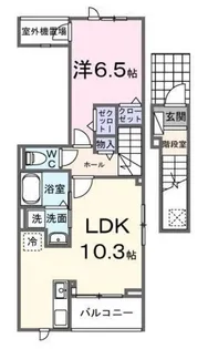 テルマエ大和【2階】の間取り