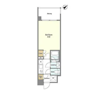 Blu Rock東神奈川【5階】の間取り