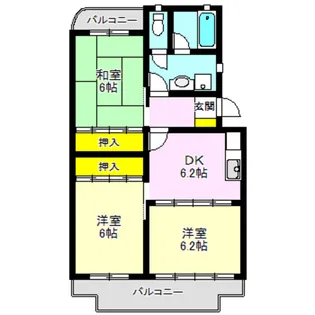 ファミールマンション【3階】の間取り