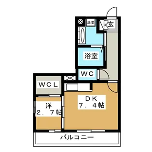レセンテ塚田【3階】の間取り