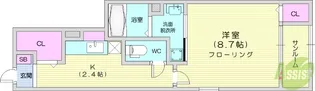 アイリーベース【1階】の間取り