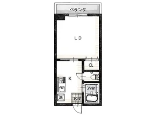 マンション桜橋【3階】の間取り