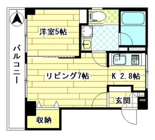 内田マンション【3階】の間取り