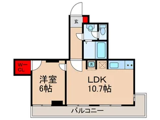 豊島マンション【4階】の間取り