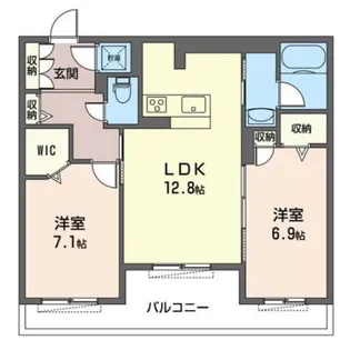 パークコートみなみ台【3階】の間取り