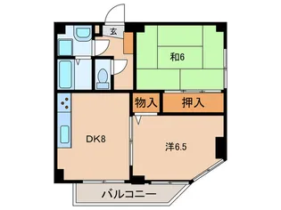 西岡ビル【5階】の間取り