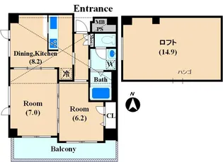 Lumiere Ferme【4階】の間取り