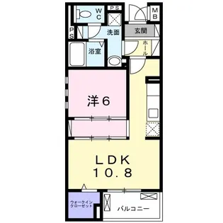 フォレストガーデン小門町【1階】の間取り