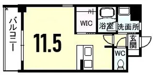 アーバンドエル【1階】の間取り