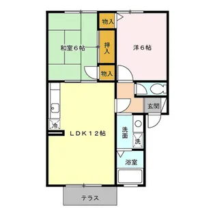 ウィルモア【1階】の間取り