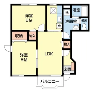 パルコート【1階】の間取り