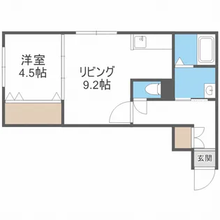 infinite HOROHIRABASHI(インフィニト幌平橋)【5階】の間取り