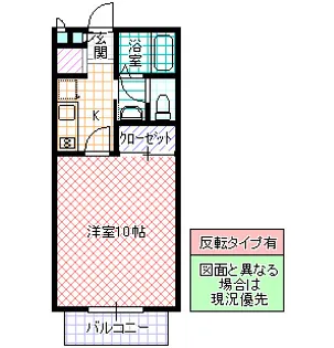 ルシールマミ【1階】の間取り