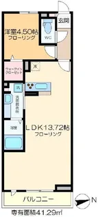 ダ アン ア シス【3階】の間取り