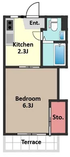 メゾン大竹【1階】の間取り