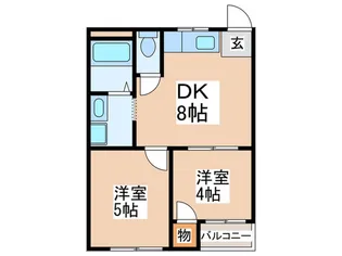 内野千島ビル【2階】の間取り