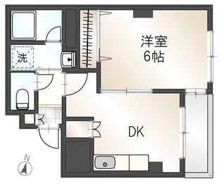 本橋寿町ビル【4階】の間取り