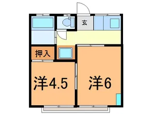 blanc barrett【2階】の間取り