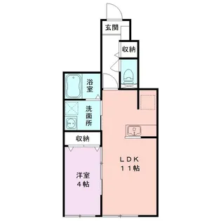 HILLS MEJIRO【1階】の間取り