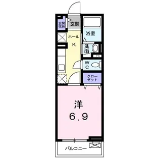 Hermitage【2階】の間取り