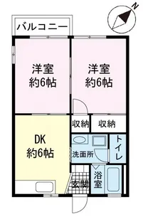 エフハイム【1階】の間取り