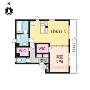 ベルブランチ【1階】の間取り