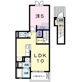 レジデンス西九条【2階】の間取り