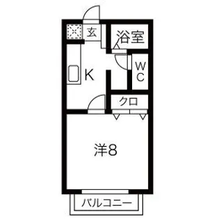 サン・friends赤塚【1階】の間取り