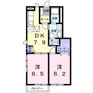 サンセールB【1階】の間取り