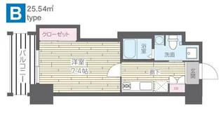HF四条河原町レジデンス【7階】の間取り