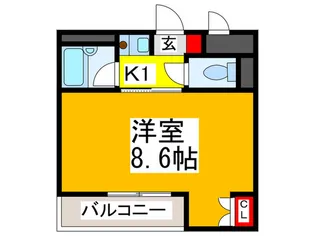 イースト・ユーアイ【2階】の間取り