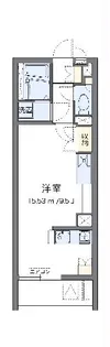 レオネクストエクセルアサヒVI【1階】の間取り