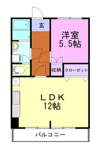 コーポ青柳【3階】の間取り