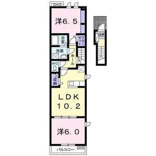 パッシオーネP【2階】の間取り