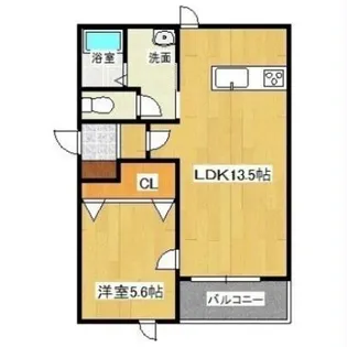 ビラミカエル6【4階】の間取り