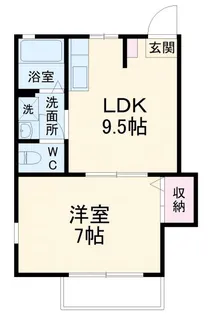 ベルテ金原【2階】の間取り