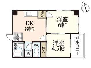 平崎ビル【6階】の間取り