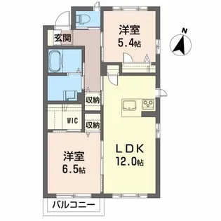 セブンオーガスタIII【2階】の間取り