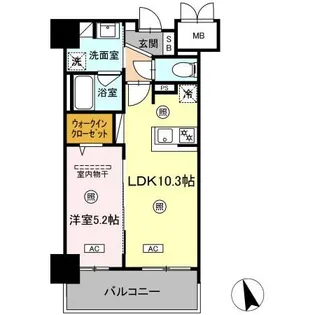 仮)中特ビル【6階】の間取り