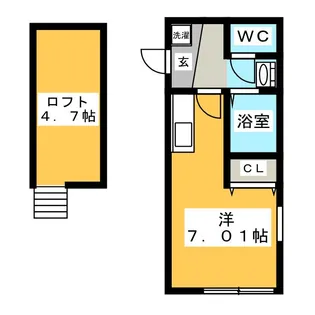 ソルテ【2階】の間取り