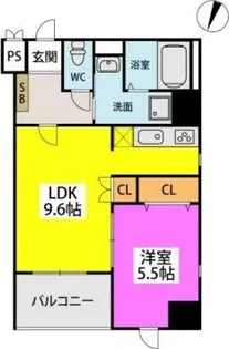 J-PLACE東町【8階】の間取り
