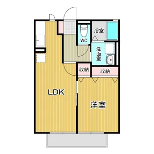 Kハイム【1階】の間取り
