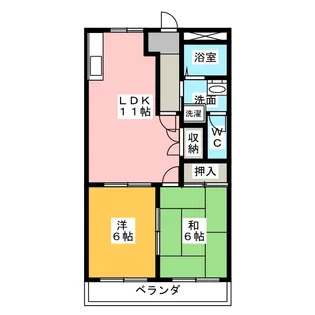 Tハピネス【2階】の間取り