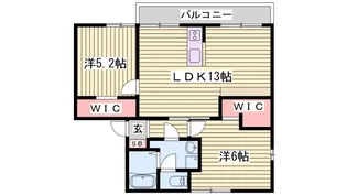 ハイツフローレンスA【2階】の間取り