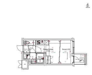 ベルシード方南町【5階】の間取り